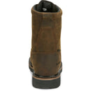 Justin Work Men's Pulley 8" Waterproof Nano Comp Toe Met Guard Boot - Whiskey (SE630) - View 5