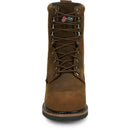 Justin Work Men's Pulley 8" Waterproof Nano Comp Toe Met Guard Boot - Whiskey (SE630) - View 7