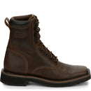Justin Work Men's Pulley 8" Work Boot - Aged Bark Brown (SE681) - View 3