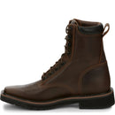 Justin Work Men's Pulley 8" Work Boot - Aged Bark Brown (SE681) - View 8