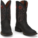 Justin Boots Men's Bowline 11" Western Boot - Shadow Black (SE7525) - Front View
