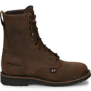 Justin Work Men's Drywall 8" Waterproof Boot - Aged Brown (SE960) - View 3