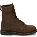Justin Work Men's Drywall 8" Waterproof Steel Toe Boot - Brown (SE961) - View 3