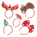 SEVEN STYLE 12 PCS Holiday Headbands,Cute Christmas head hat toppers,Great Fun and Festive for for Christmas Party Favors Holiday Favors Christmas photos booth