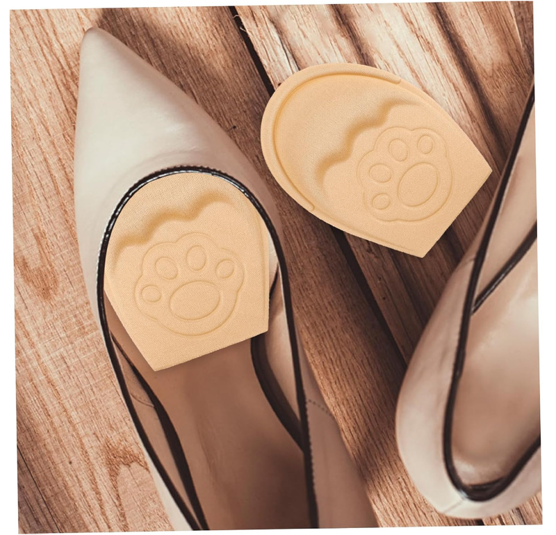 2Pairs Forefoot Pads for Shoes Shockproof Cushions for Fatigue Relief Toe Fillers for Sneakers Unisex Heel
