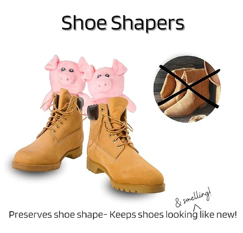 Shoe Deodorizing Bamboo Charcoal Inserts for sizes toddler to adult.