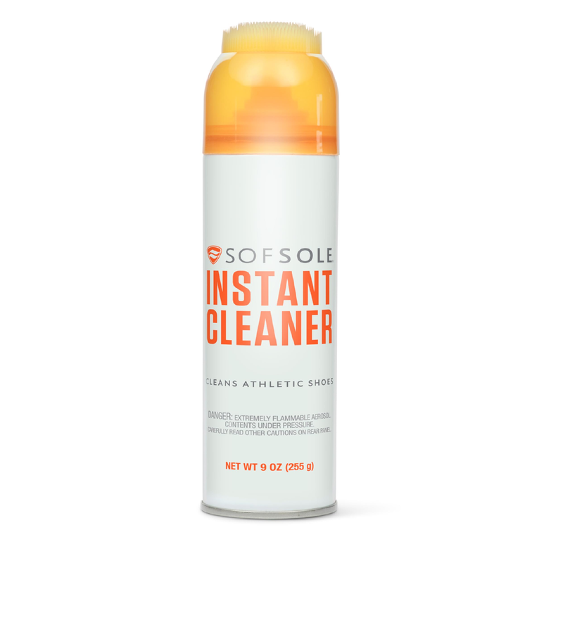 SOFSOLE Instant Cleaner 5 oz or 9 oz - Deep Cleaning Foaming Action Lifts Dirt & Debris from Toughest Fabrics & Materials - Scrub Top Applicator - Refreshing Scent - Athletic Shoes & Footwear