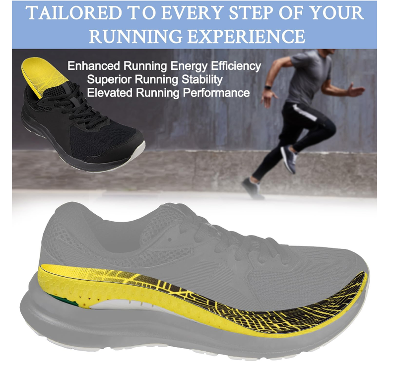 Running Shoes Insoles with Low/Medium/High Arch Support Inserts for Men & Women Runners-Medium Arch,Small