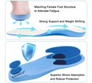 Inserts for Vionic Shoes Replacement, Cuttable Arch Support Orthotic Insoles for Women Trim to Fit