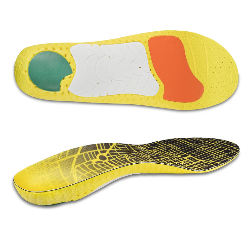 Running Shoes Insoles with Low/Medium/High Arch Support Inserts for Men & Women Runners-Medium Arch,Small