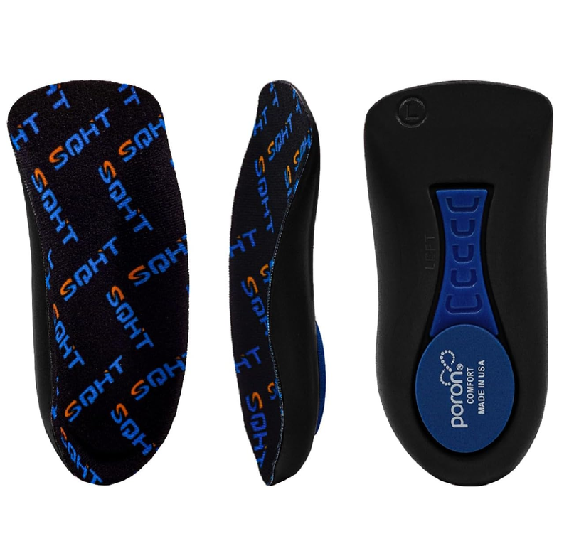 SQHT Heel Cups for Heel Pain, Heel Inserts for Heel Spurs, Plantar Fasciitis, Achilles Tendonitis Shoe Insert Provide Shock Absorption and Cushioning,
