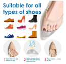 SQHT Shoe Filler for Too Loose Shoes, Soft Memory Foam Toe Cushion Inserts to Make Big Shoes Fit Tighter,