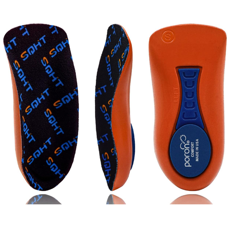SQHT Heel Cups for Heel Pain, Heel Inserts for Heel Spurs, Plantar Fasciitis, Achilles Tendonitis Shoe Insert Provide Shock Absorption and Cushioning,