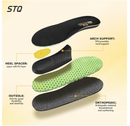 STQ Arch Support Shoes Insoles - Plantar Fasciitis Relief Inserts for Men - Orthotics Insole for Mens