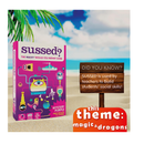 SUSSED The Wacky Would You Rather Card Game  Fun Family Travel Gift Mystery Purple Deck 200 Questions About