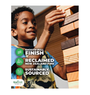 SWOOC Games Reclaimed Giant Tower Game 60 Large Blocks Storage Crate Outdoor Game Table Starts Over 2.5ft Big Max Height of 5ft Genuine Jumbo Toppling Yard Games Jumbo Backyard Set