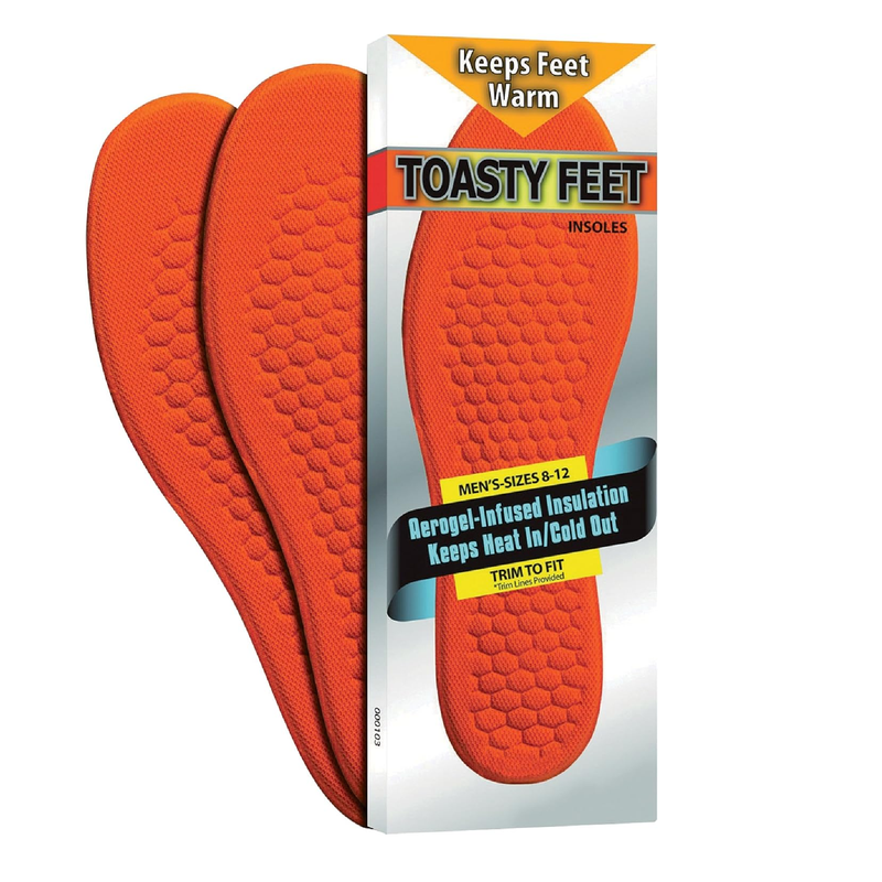 Safety Works CTFM Toasty Feet Mens Shoe Insoles Infused with Aerogel for Sizes 8-12