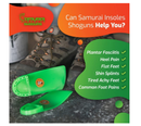 Samurai Insoles Shoguns Plantar Fasciitis Relief Reinforced Arch Support Shoe Inserts