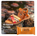 SandalRescue All-Natural Sandal Cleaning Wipes | Re-sealable Pack of 15 Wipes | Remove Dirt & Oil Footprints from