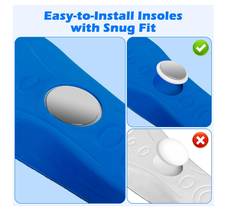 Childrens Insole Kids Insert for AirTag, GPS Tracker for Kids Shoes,