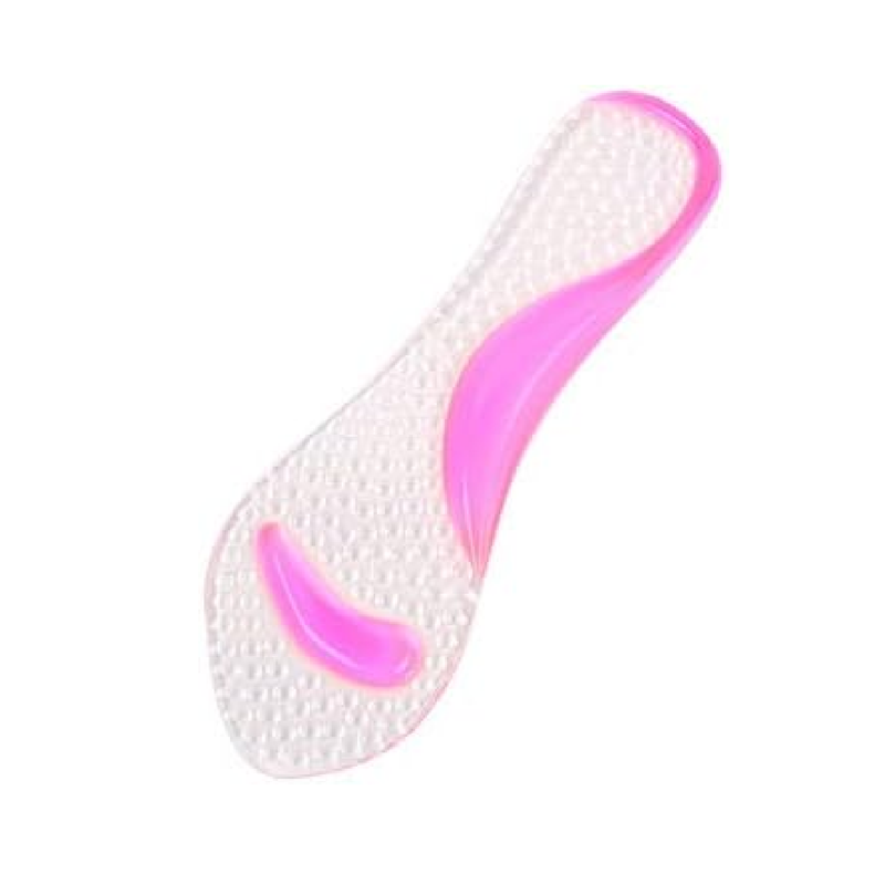 Shoes Pad Thickened Arch Support Insoles Non-slip Shock Absorption Flat Foot Pad PINK