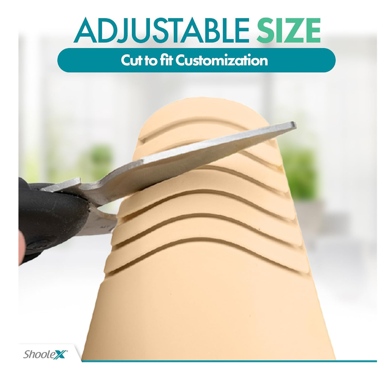 ToeLuxe Amputee Toe Filler Shoe Filler Insert Soft PU Foam Customizable Size Reusable for Different Shoes