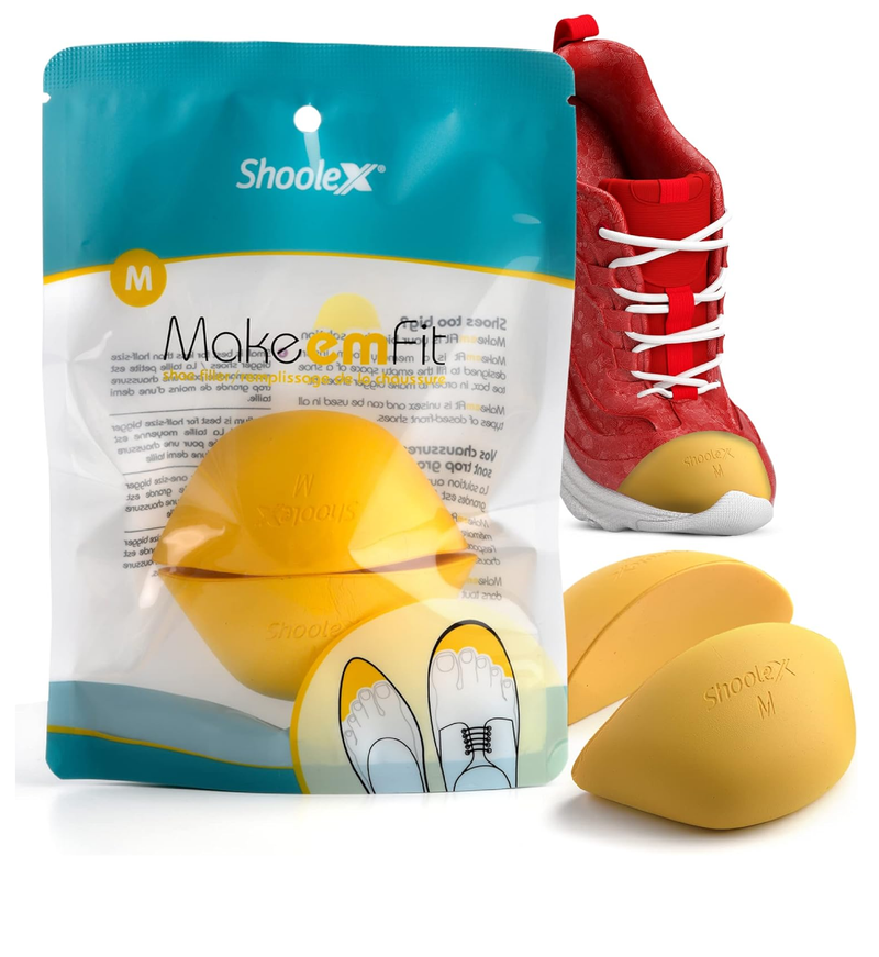 Shoe Filler for Too Big Shoes Men/Women Toe Cushion Insert to Make Shoes Fit Tighter Memory Foam Shoe Size Reducer for Sport Dress Casual High Heels and Boots