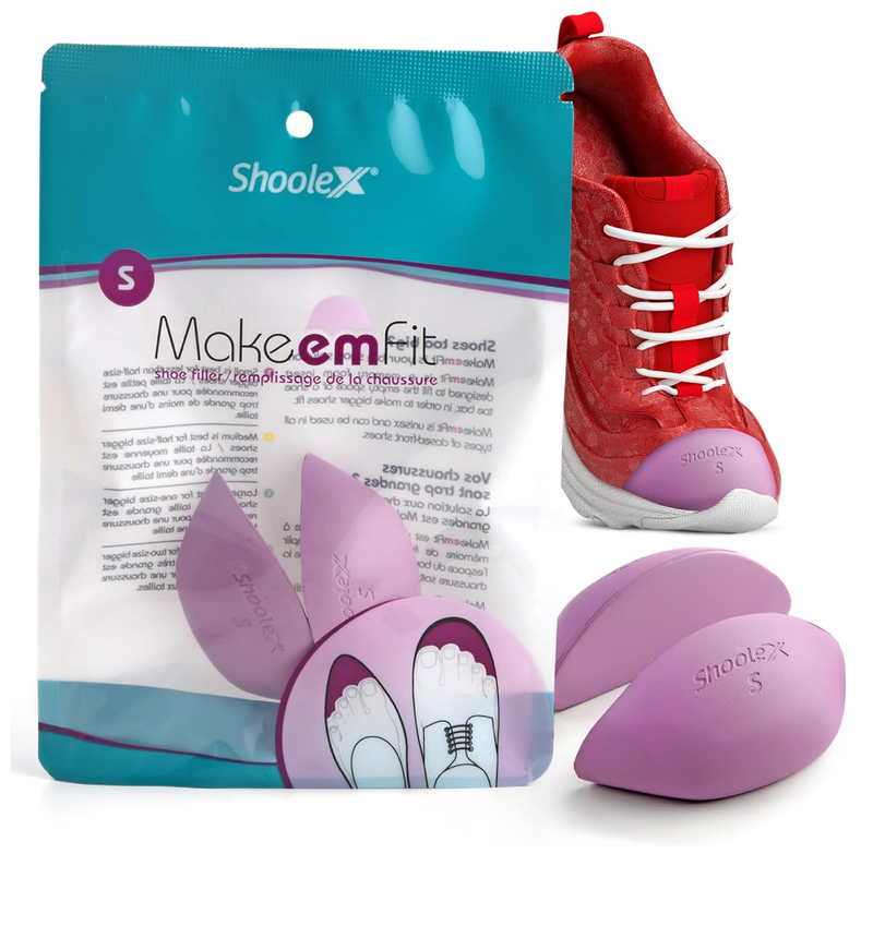 Shoe Filler for Too Big Shoes Men/Women Toe Cushion Insert to Make Shoes Fit Tighter Memory Foam Shoe Size Reducer for Sport Dress Casual High Heels and Boots