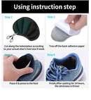 Sibba 2 Pair Heel Grips Shoes Pads for Shoes Too Big Self-Adhesive Foot Cushions Pads for Women