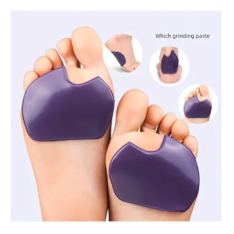 Silicone Gel Forefoot Pads For Women Shoes Non-slip Inserts Self-adhesive Insoles Sandals Anti-Slip Relief Dancer Foot Pad