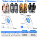 Poron Heel Pads for Shoes, Sports Traction Shock Absorbing Gel Heel Cups,