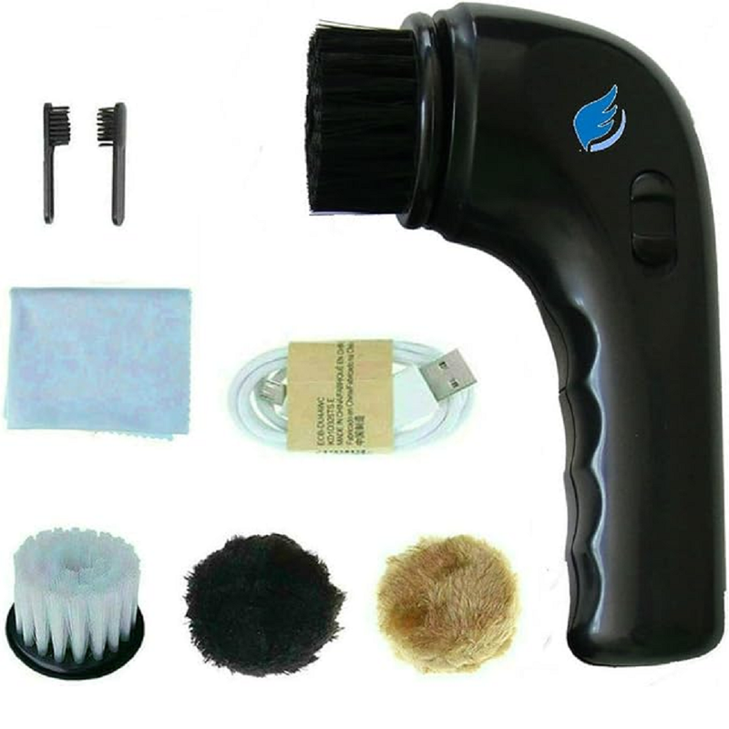 Electric Shoe Shine Kit | Electric Shoe Polisher Brush Shoe Shiner Dust Cleaner