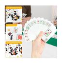 Sishynio Mahjong Cards Gift Set MahJongg Playing Cards with Dice & Chips 2023 Handheld Cartoon Majiang Game Classical