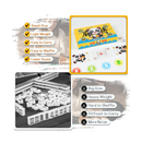 Sishynio Mahjong Cards Gift Set MahJongg Playing Cards with Dice & Chips 2023 Handheld Cartoon Majiang Game Classical