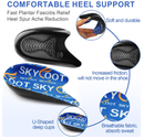Skyfoot Heel Cups for Achilles Tendonitis, Bone Spurs, Orthotic Inserts for Tendon Support, Cushions for Pain Relief
