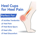 Skyfoot Heel Cups for Achilles Tendonitis, Bone Spurs, Orthotic Inserts for Tendon Support, Cushions for Pain Relief