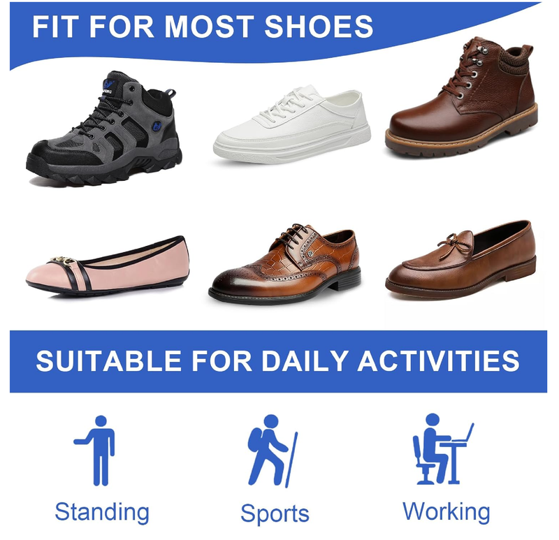 Skyfoot Heel Cups for Achilles Tendonitis, Bone Spurs, Orthotic Inserts for Tendon Support, Cushions for Pain Relief