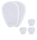6Pcs White Soft Self-Adhesive Shoe Inserts - Felt Tongue Pads for Shoes Shoe Insoles Health Care