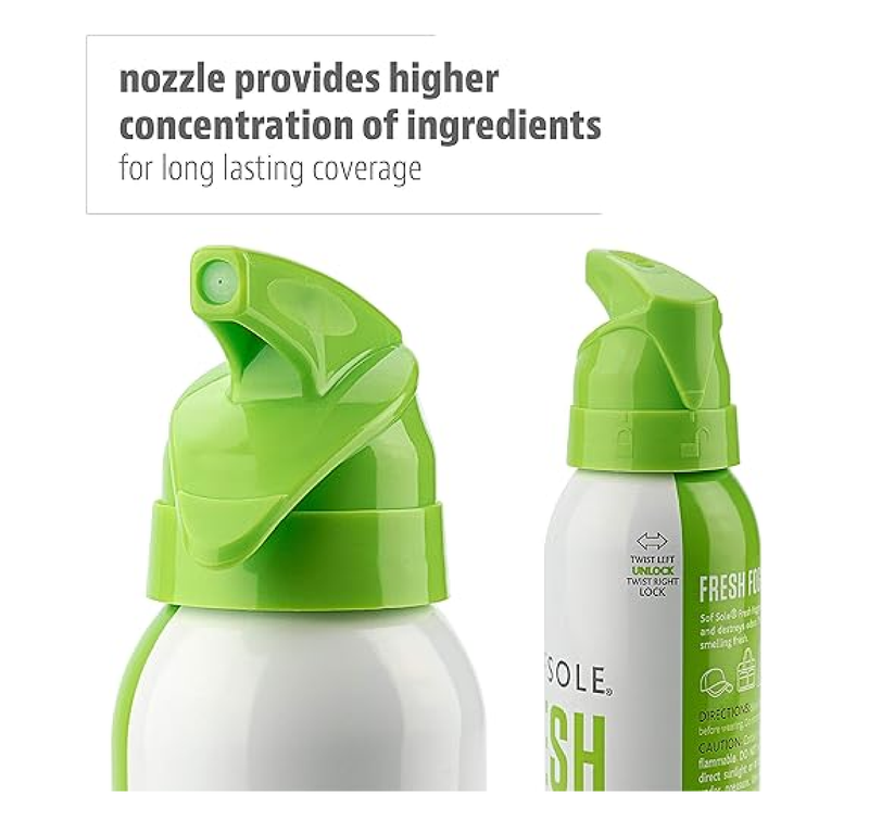 Sof Sole Fresh Fogger Shoe, Gym Bag, and Locker Deodorizer Spray