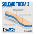 SoleAid Thera 3, 3-Layer Diabetic Insoles - Light Weight, Soft, Anti-Friction,