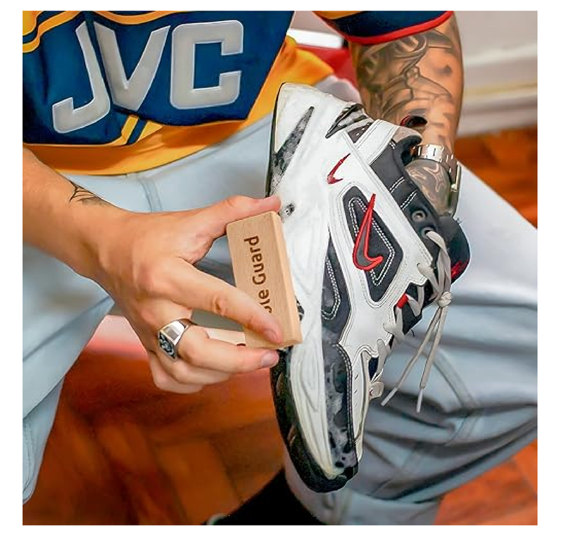 Sole Guard Shoe Cleaning Kit - 1X Natural Coconut Cleaner & 1X Brush for Sneakers,