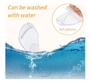 2 Pairs Gel Arch Support Cushion Insoles Adhesive Silicone Flip Flop Thong Inserts Invisible Slim Inserts