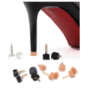 "N/A" 10Pairs High Heel Tips Replacement Kit Heel Caps Cover Heel Replacement Protectors Heel Tips Replacement Dowels for High Heel
