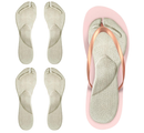 2 Pairs Gel Arch Support Cushion Insoles Adhesive Silicone Flip Flop Thong Inserts Invisible Slim Inserts
