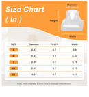 20 Pairs High Heel Protectors - 5 Sizes, Repair Caps & Stoppers for Outdoor Weddings & Events