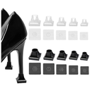 20 Pairs High Heel Protectors - 5 Sizes, Repair Caps & Stoppers for Outdoor Weddings & Events