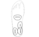 Adhesive Gel Ramp for Overpronation, Supination, Arch Support or Metatarsals