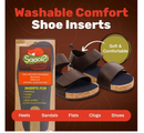 Wool Flat Shoe Insert for Sandals & Sockless Shoes,