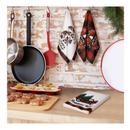 Sratte 6 Pcs Christmas Kitchen Towels Buffalo Check Plaid Dish Towels Winter Truck Hand Towels Farmhouse Tea Towels Housewarming Gifts Christmas Decoration for Kitchen Holiday Xmas, 23.62 x 15.75 Inch