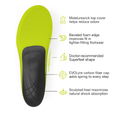 Superfeet Run Support Low Arch (Carbon) - Trim-To-Fit Unisex Carbon Fiber & Foam Shoe Inserts for Tight Athletic Shoes